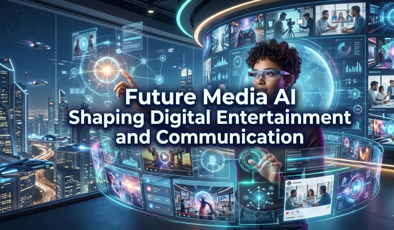Future Media AI Shaping Digital Entertainment and Communication cover picture