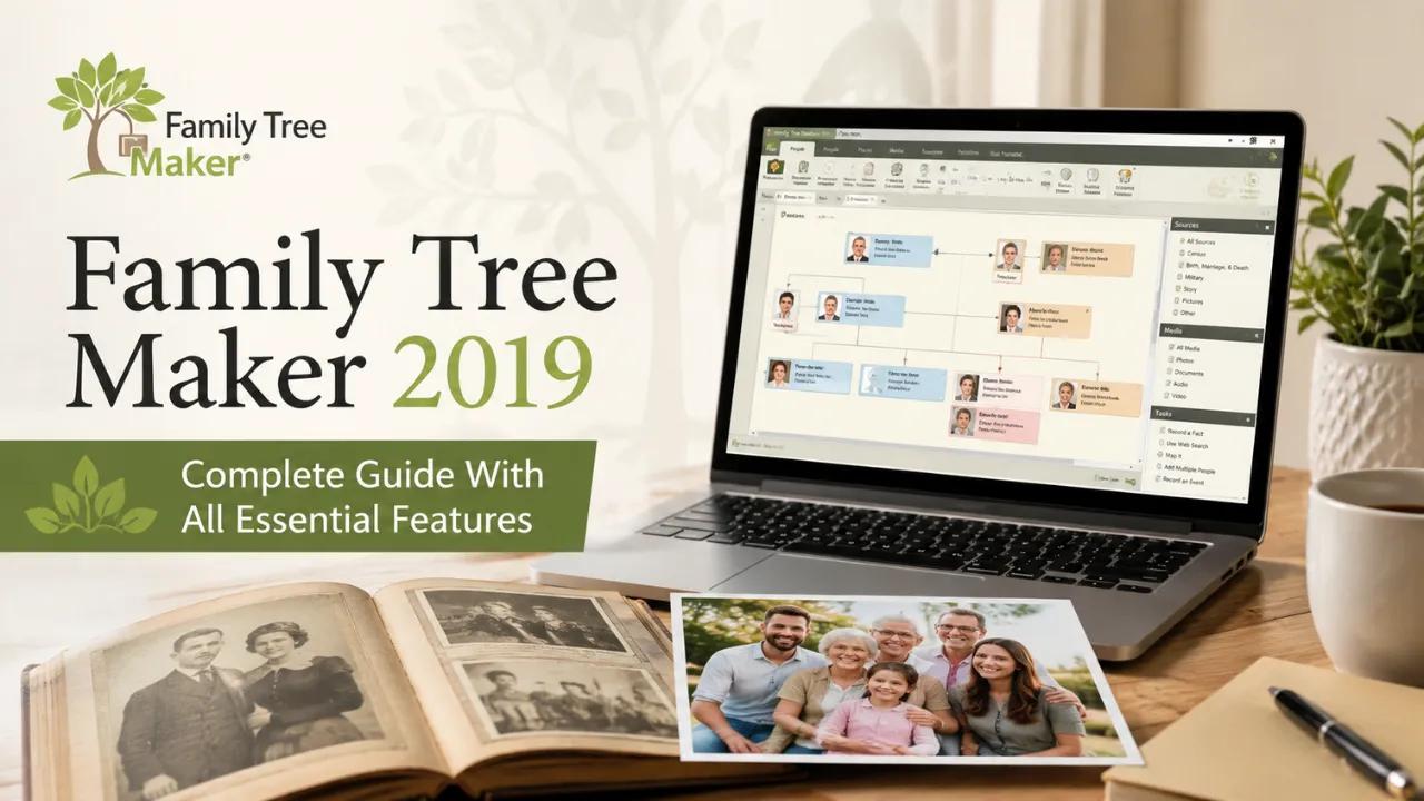 Family Tree Maker 2019: Complete Guide With All Essential Features cover picture