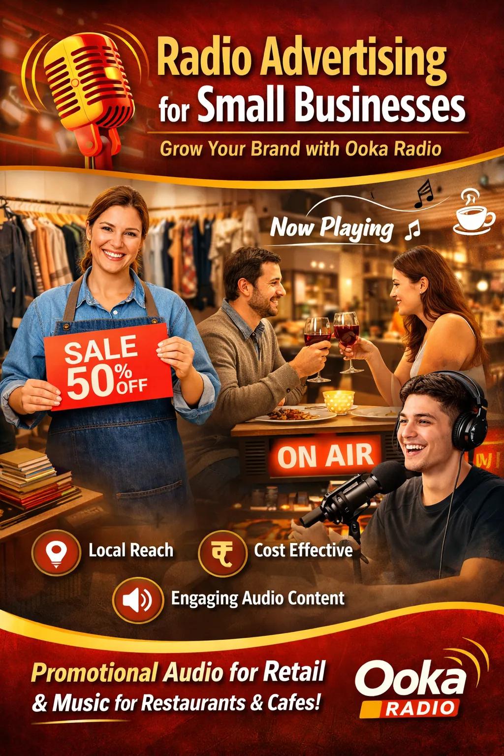 Radio Advertising for Small Businesses: Grow Your Brand with Ooka Radio cover picture