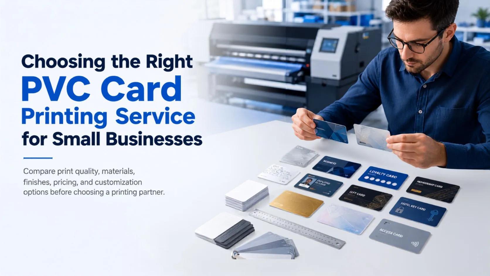 Choosing the Right PVC Card Printing Service for Small Businesses cover picture