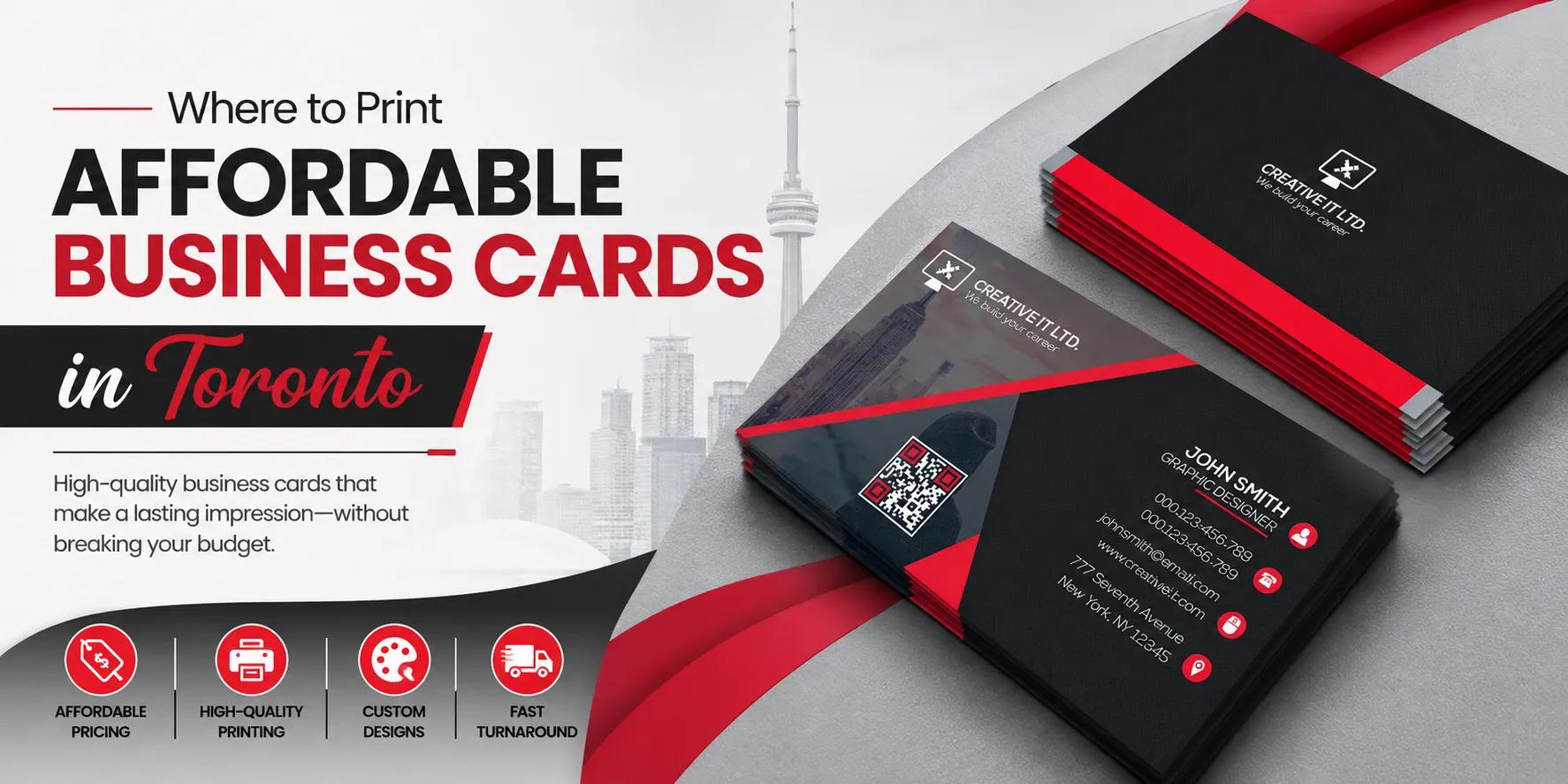 Where to Print Affordable Business Cards in Toronto cover picture