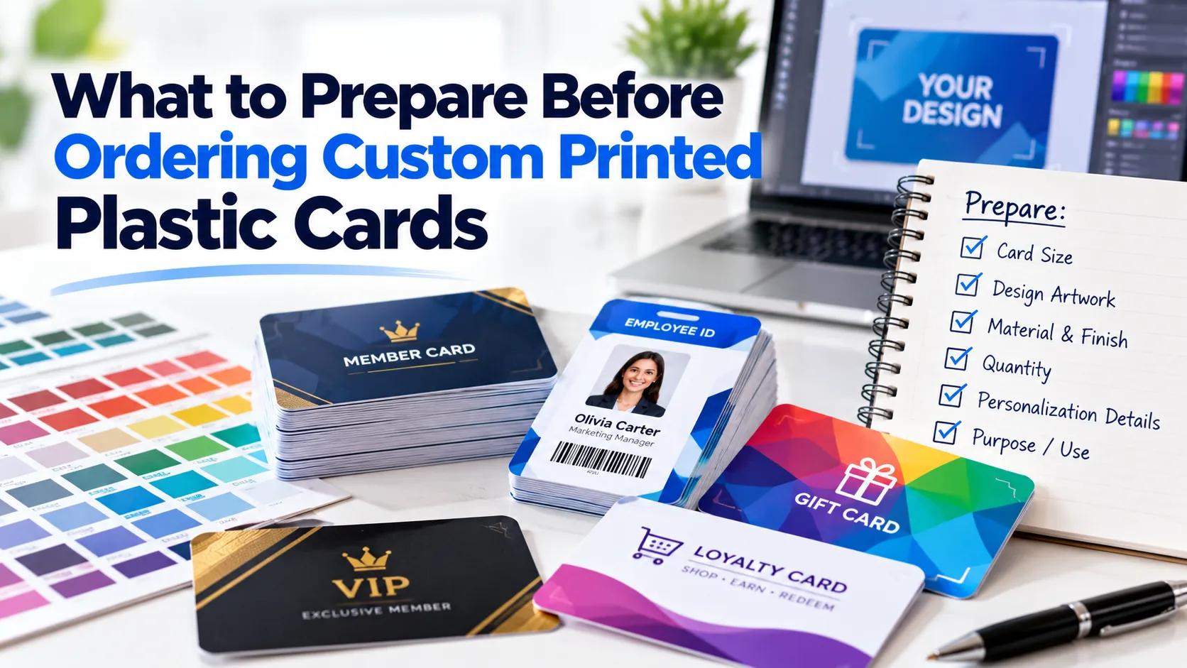 What to Prepare Before Ordering Custom Printed Plastic Cards cover picture