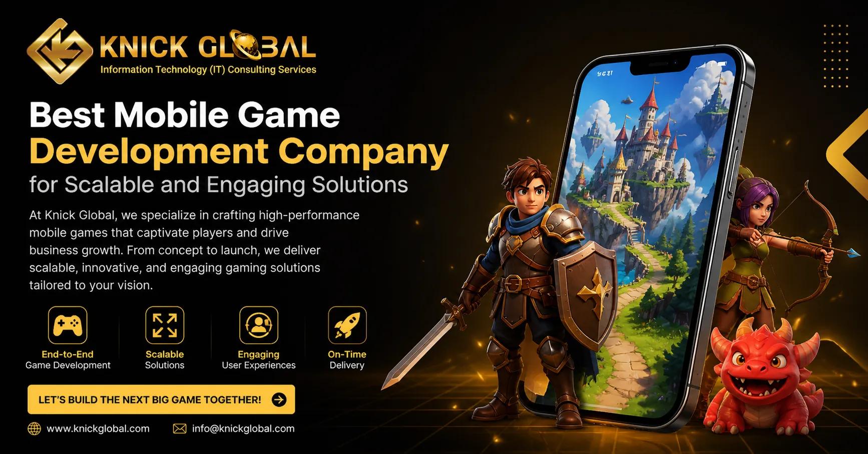 Best Mobile Game Development Company for Scalable and Engaging Solutions cover picture
