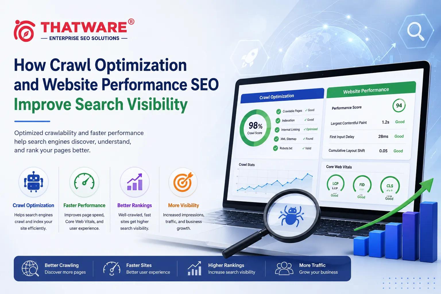 How Crawl Optimization and Website Performance SEO Improve Search Visibility cover picture
