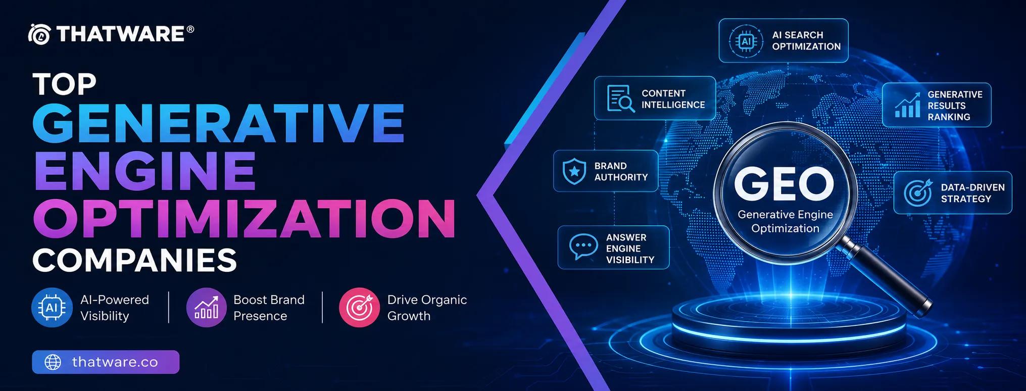 Top Generative Engine Optimization Companies Offering Advanced GEO Optimization Services cover picture