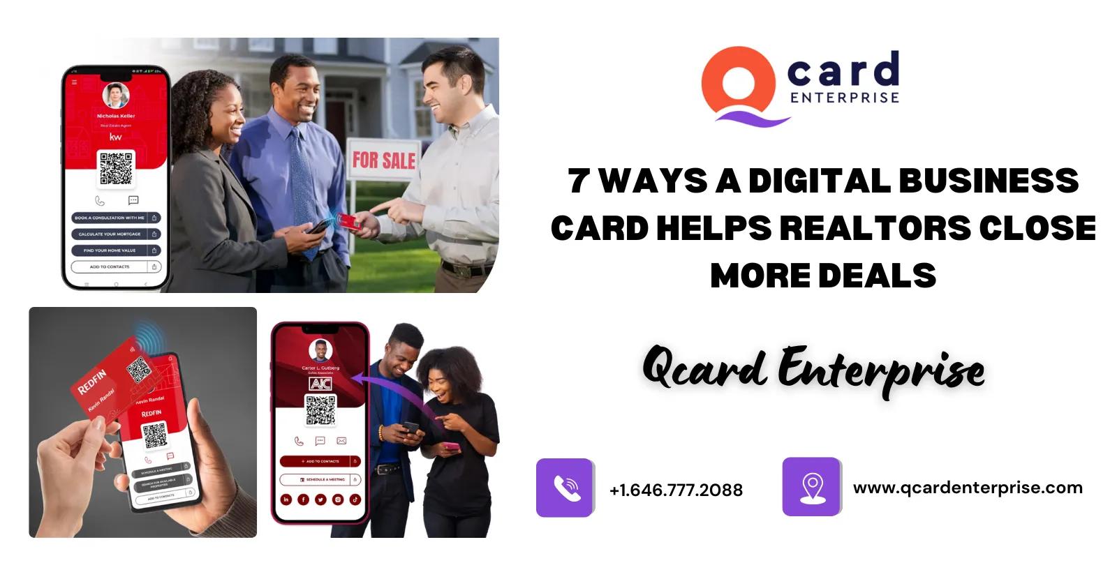7 Ways a Digital Business Card Helps Realtors Close More Deals cover picture