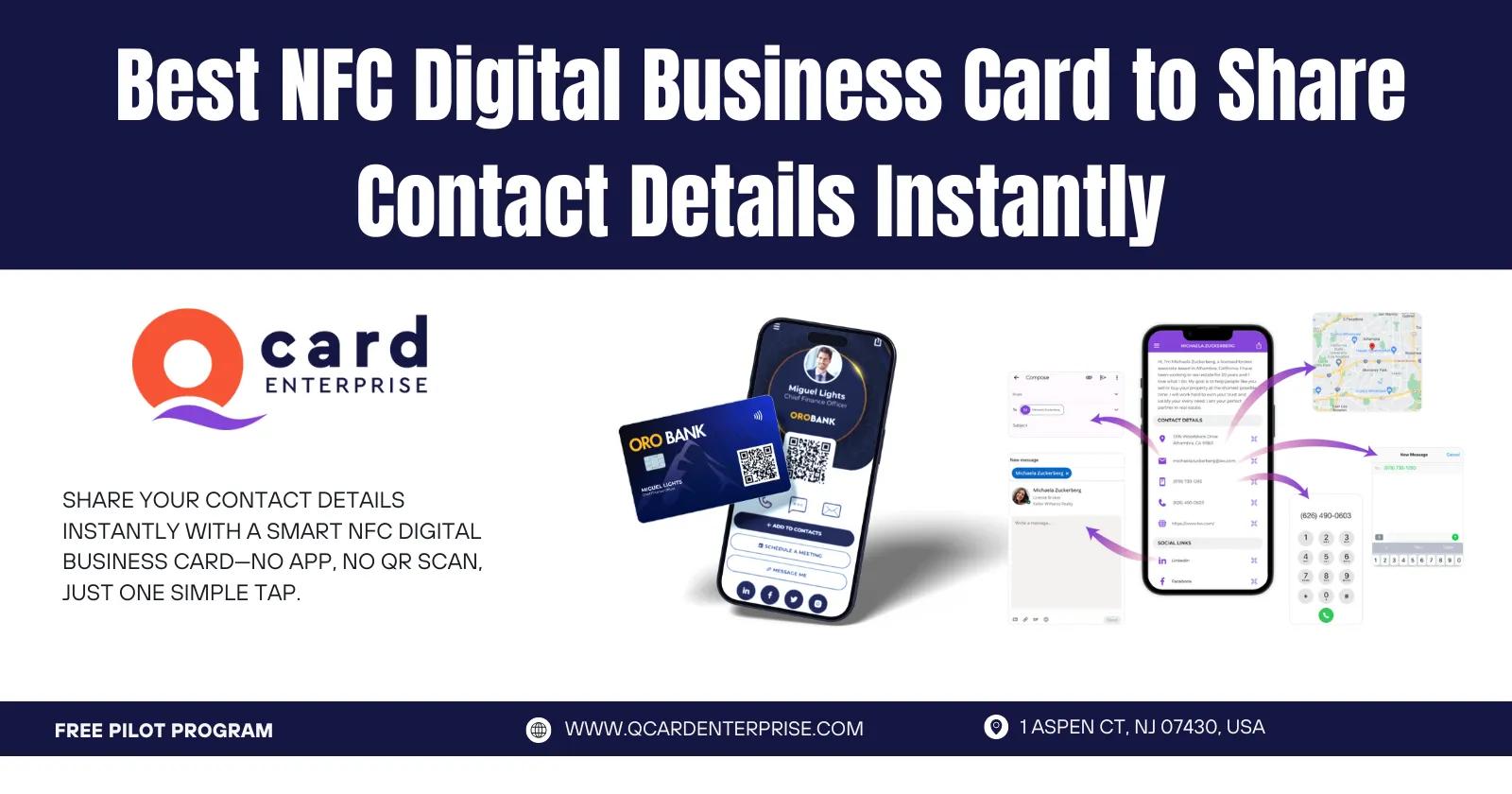 Looking for the Best NFC Digital Business Card? Here’s Why QCard Stands Out cover picture
