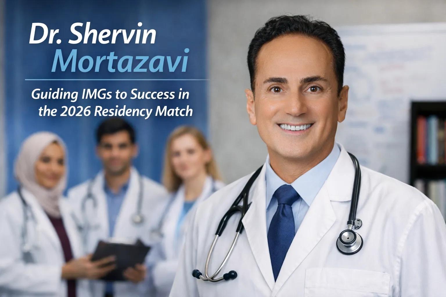 Dr. Shervin Mortazavi: Champion of International Medical Graduates and Advocate for Global Talent in U.S. Medicine cover picture