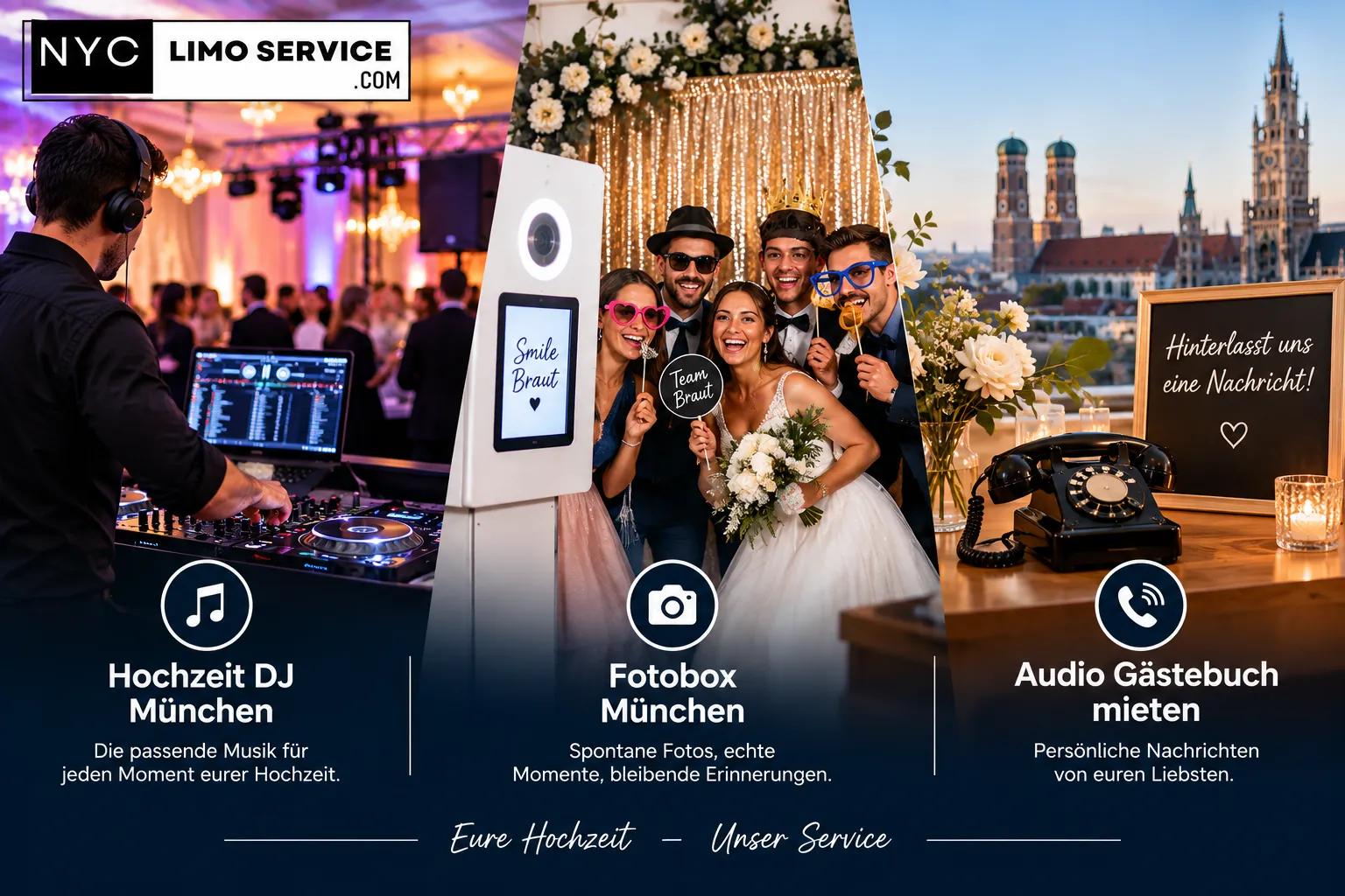 Hochzeit in München planen: Hochzeit DJ, Fotobox und Audio-Gästebuch cover picture