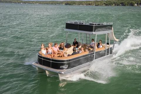 Luxury Family Pontoon Boats for Scenic Lake Adventures cover picture