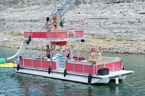 Party Boat in Lake Travis for Sunset Cruise Vibes cover picture