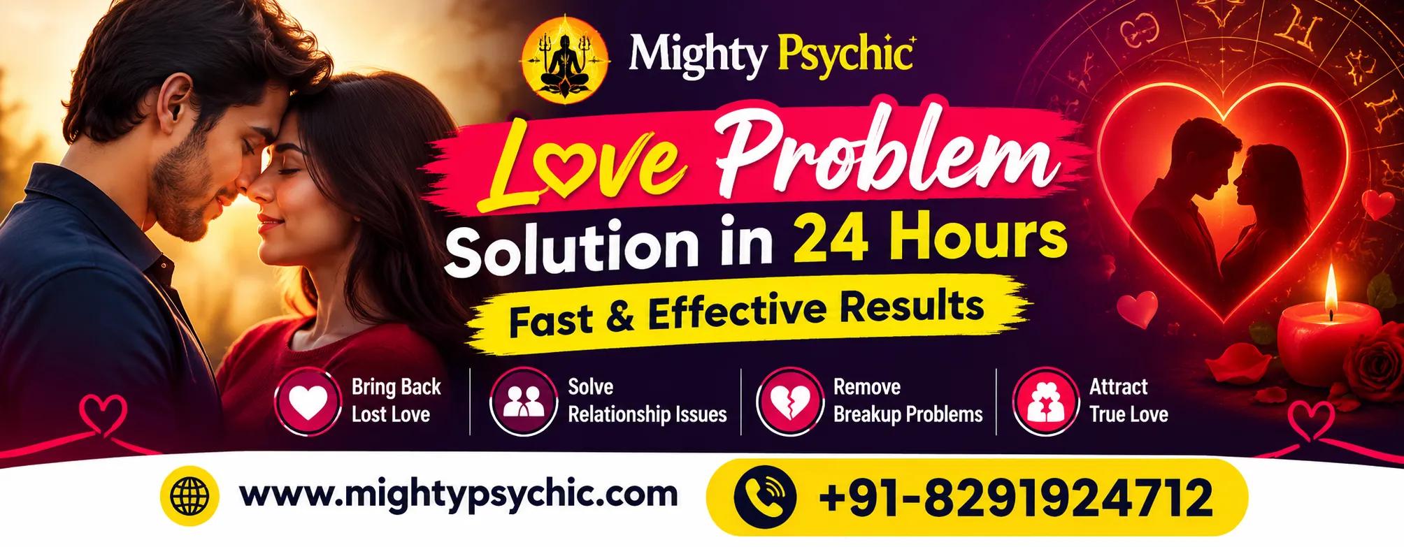 Love Problem Solution in 24 Hours | Fast & Effective Results cover picture