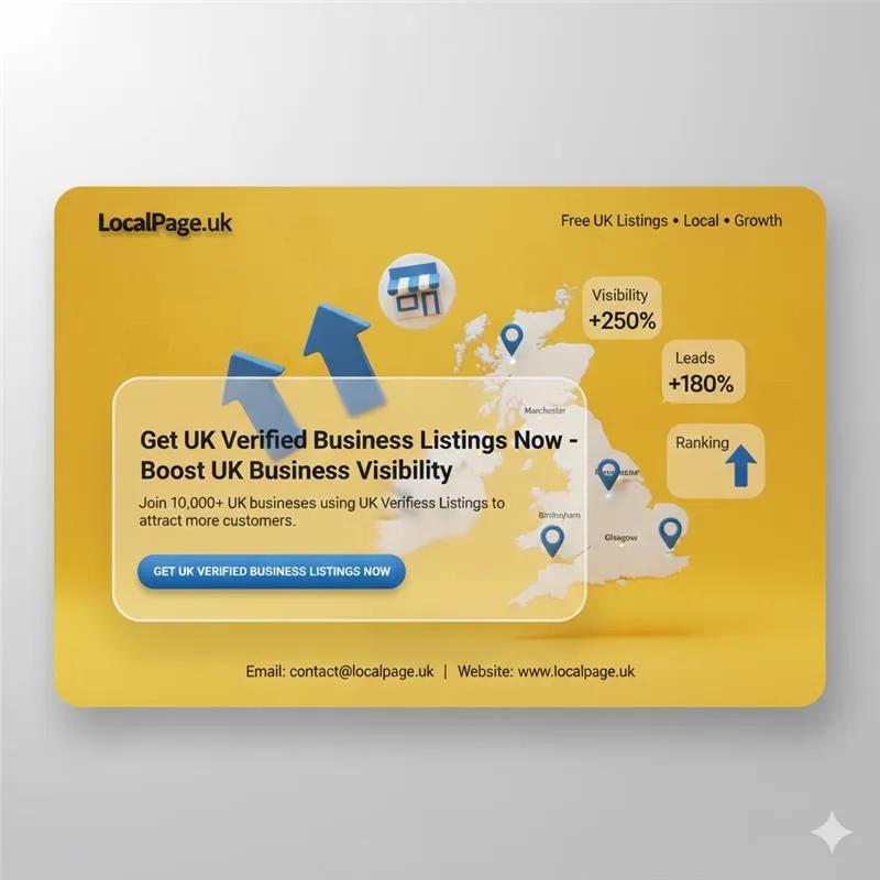 UK Local Business Directory Boost Your Reach on Localpage cover picture