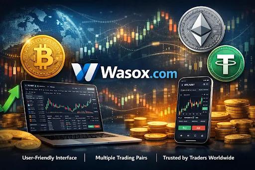 Wasox.com Sets a New Standard in Crypto Trading With Low Fees and Professional-Grade Tools cover picture