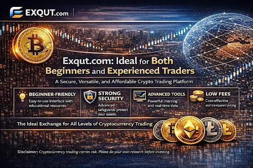 Exqut.com Bridges the Gap Between Beginner and Professional Crypto Traders cover picture
