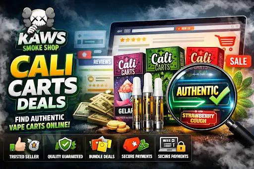 Kaws Smoke Shop Deals: Where to Find Cali Carts Online cover picture