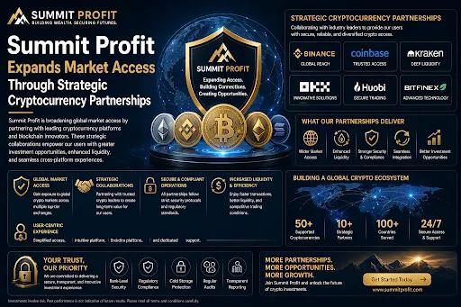Summit Profit Expands Market Access Through Strategic Cryptocurrency Partnerships cover picture