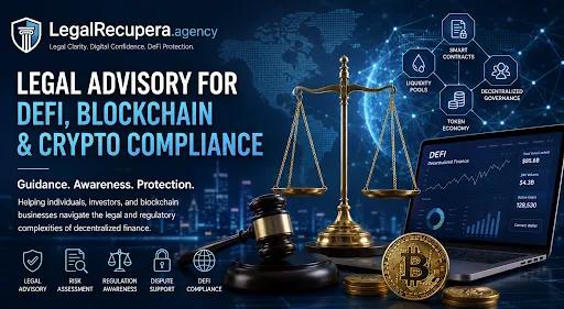 LegalRecupera.agency Expands Its Focus on DeFi, Blockchain Legal Advisory, and the Future of Crypto Compliance cover picture