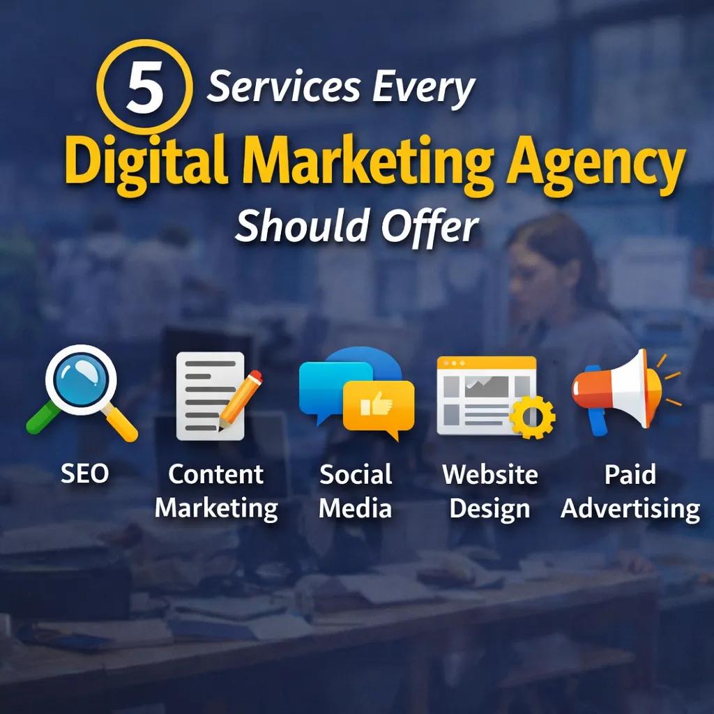 5 Services Every Digital Marketing Agency Should Offer cover picture