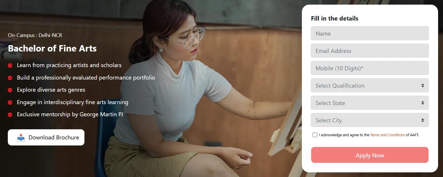 Bachelor’s in Fine Arts Complete Guide to Subjects, Eligibility, and Career Opportunities cover picture