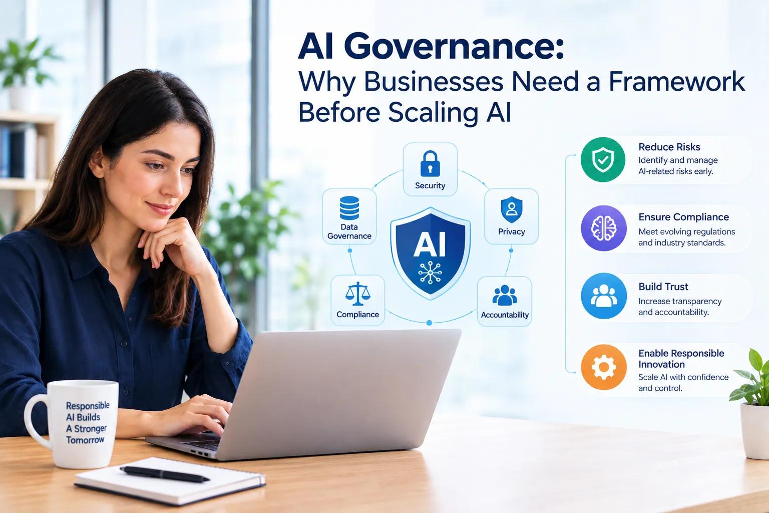 AI Governance: Why Businesses Need a Framework Before Scaling AI cover picture