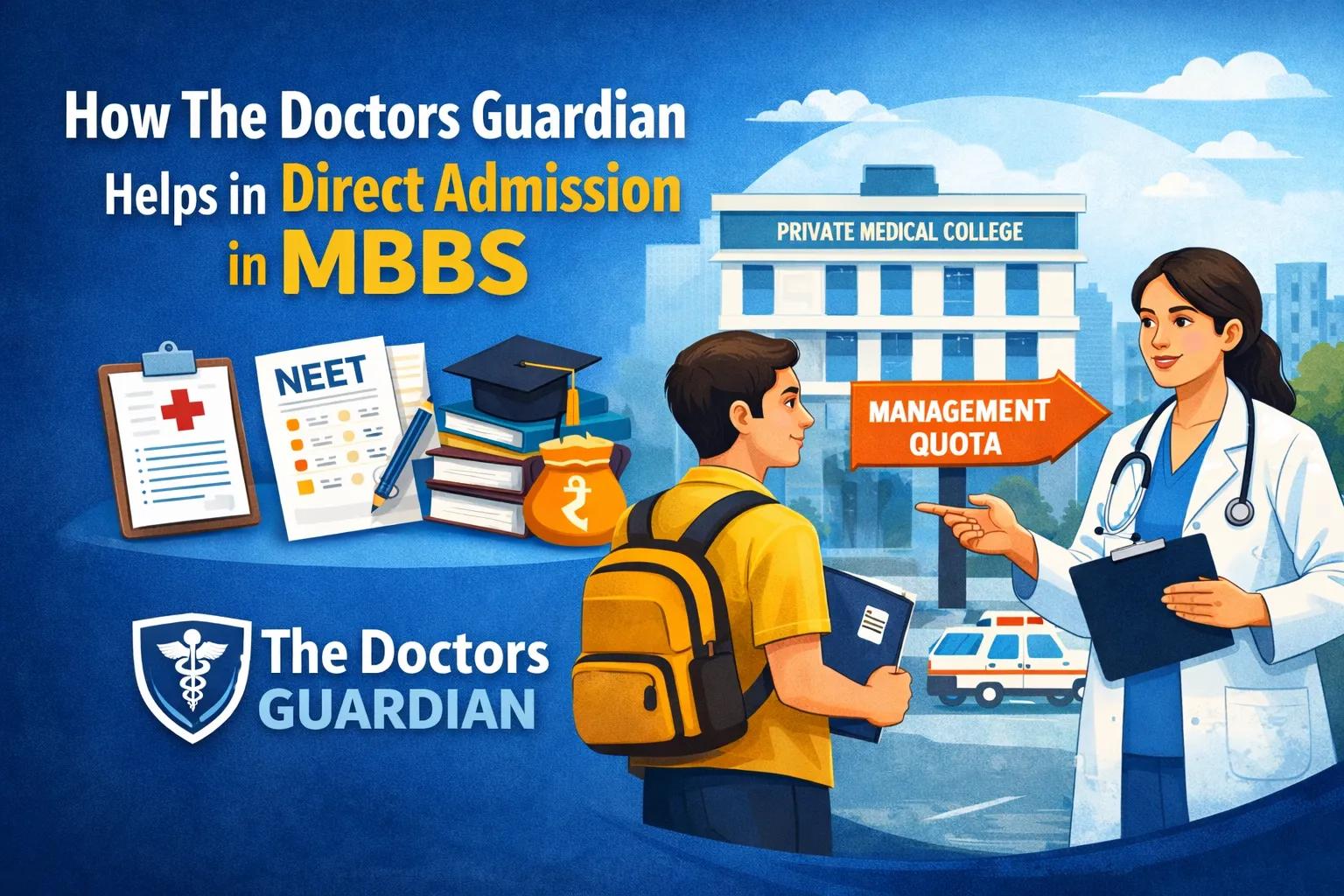 Direct Admission in MBBS 2026: Fees Structure, Cut-Off & Counseling cover picture