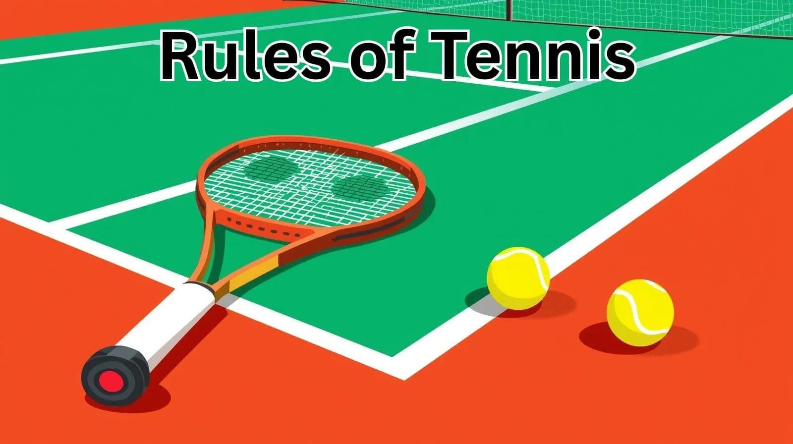 Rules of Tennis – Complete and Simple Guide for Beginners cover picture