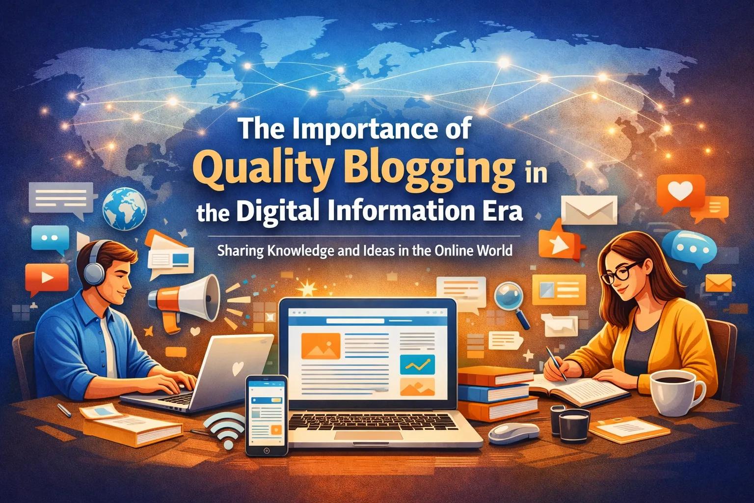 The Importance of Quality Blogging in the Digital Information Era cover picture