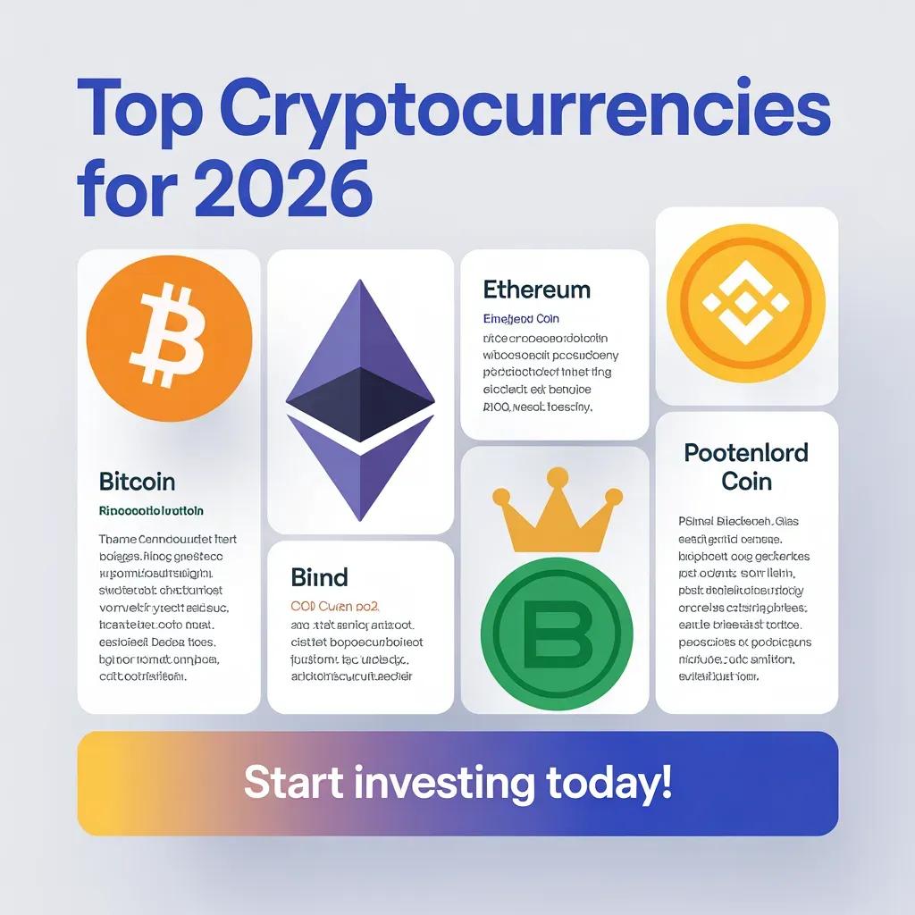 Top Coins You May Invest In for 2026: A Detailed Crypto Investment Guide cover picture
