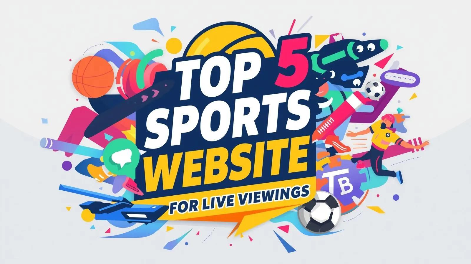 Top 5 Sports Websites to Watch Sports Live cover picture