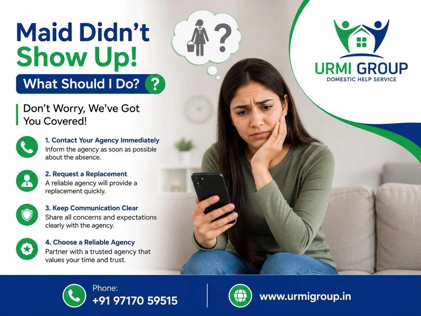 Maid Didn’t Show Up! What Should I Do? A Complete Guide to Handling the Situation Calmly cover picture
