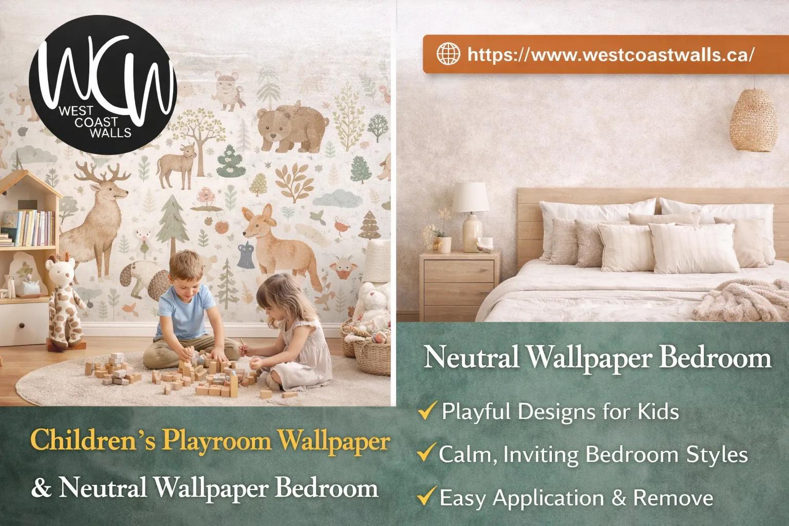Fresh Ideas for Every Room with Neutral and Playful Wallpaper cover picture
