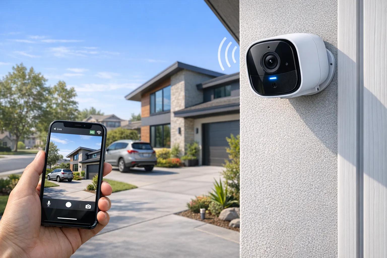 Smart Wireless Home Surveillance Cameras for 24/7 Monitoring cover picture