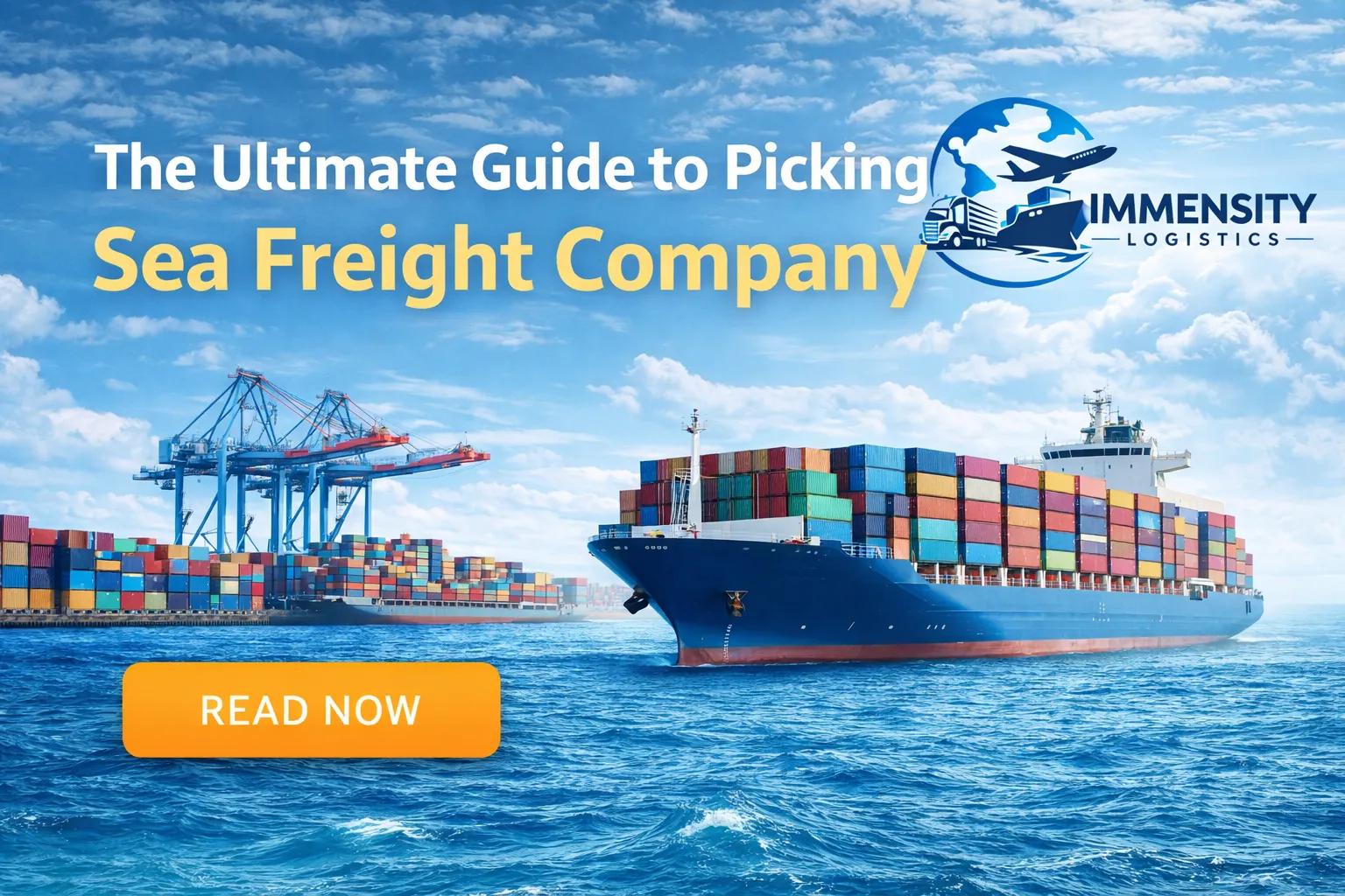 The Ultimate Guide to Picking the Best Sea Freight Company cover picture