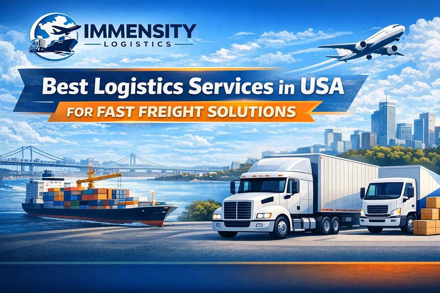 Best Logistics Services in USA for Fast Freight Solutions cover picture