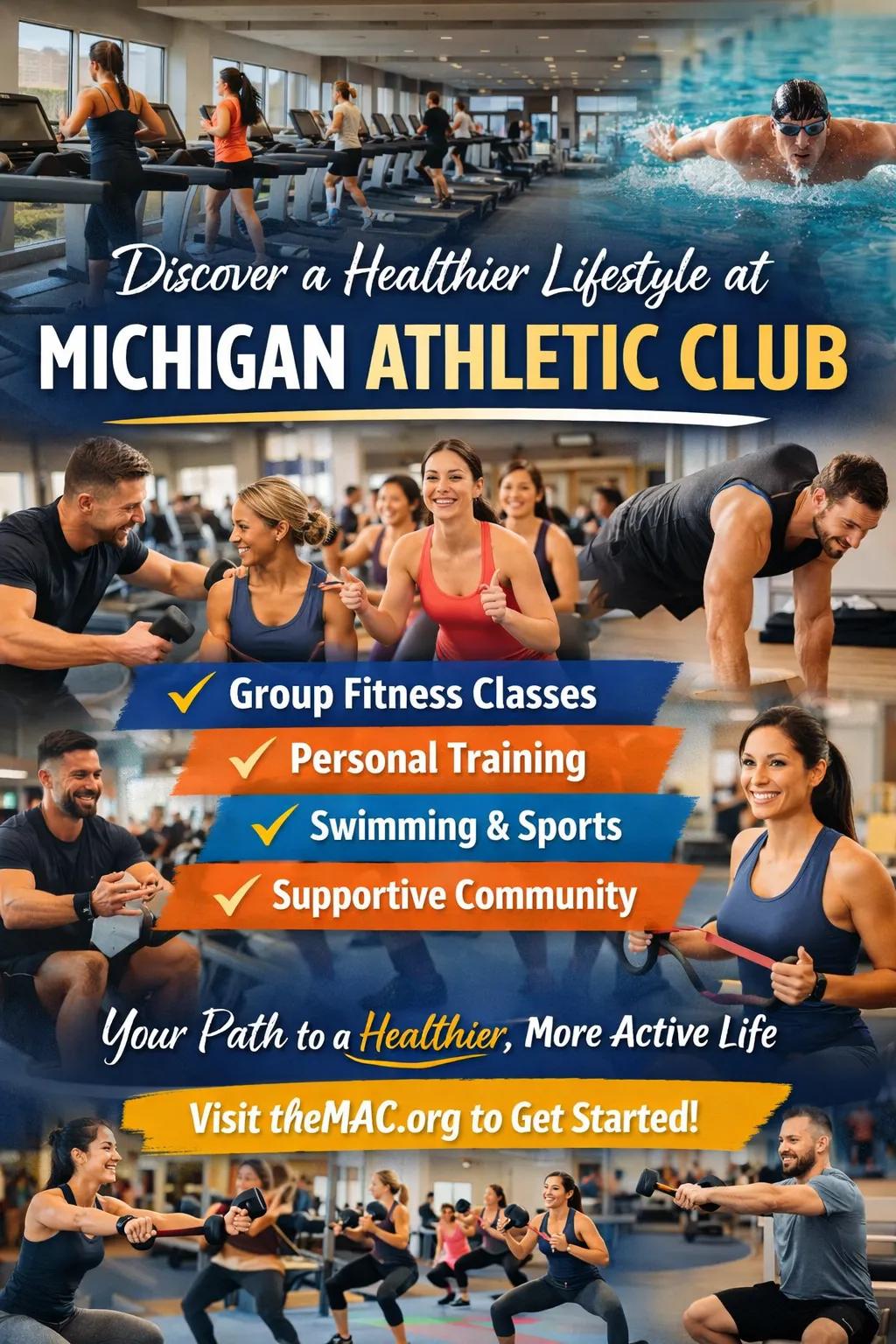 Discover a Healthier Lifestyle at Michigan Athletic Club cover picture