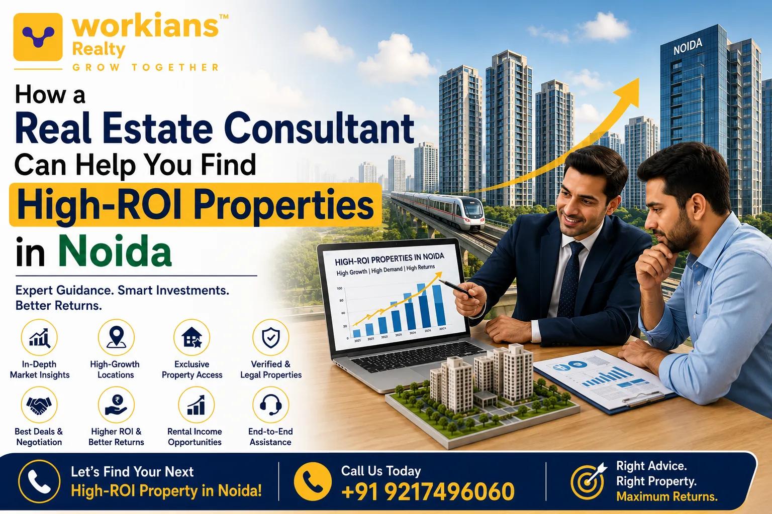 How a Real Estate Consultant in Noida Can Help You Find High-ROI Properties cover picture
