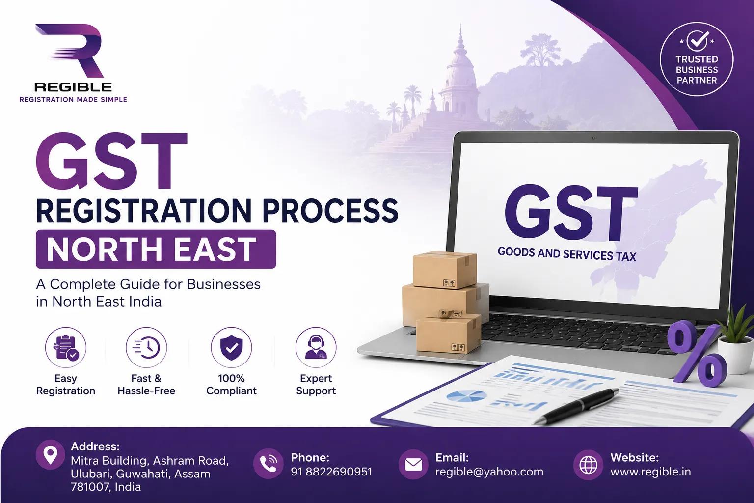GST Registration Process North East: A Complete Step-by-Step Guide for Businesses (2026) cover picture