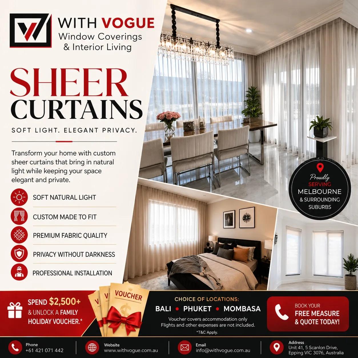 Elevate Your Interiors with Elegant Sheer Curtains cover picture