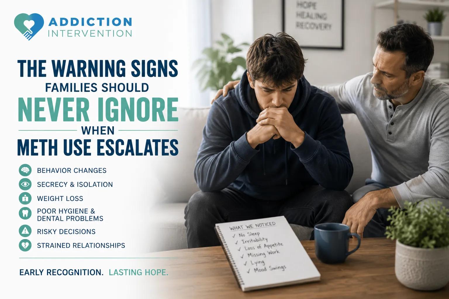 The Warning Signs Families Should Never Ignore When Meth Use Escalates cover picture