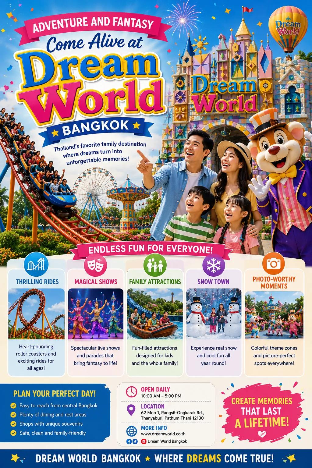 Adventure and Fantasy Come Alive at Dream World Bangkok cover picture