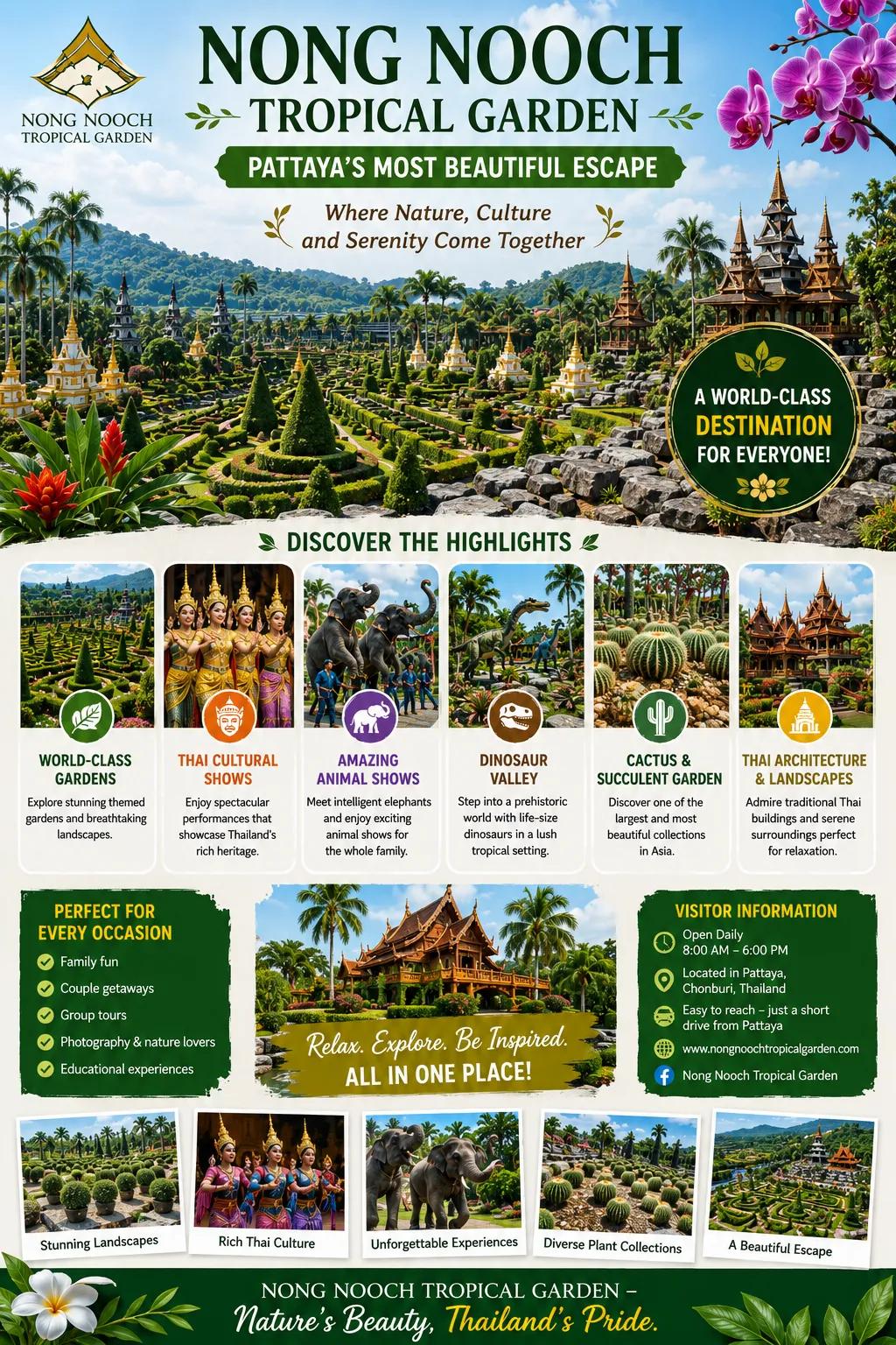 Nong Nooch Tropical Garden – Pattaya’s Most Beautiful Escape cover picture