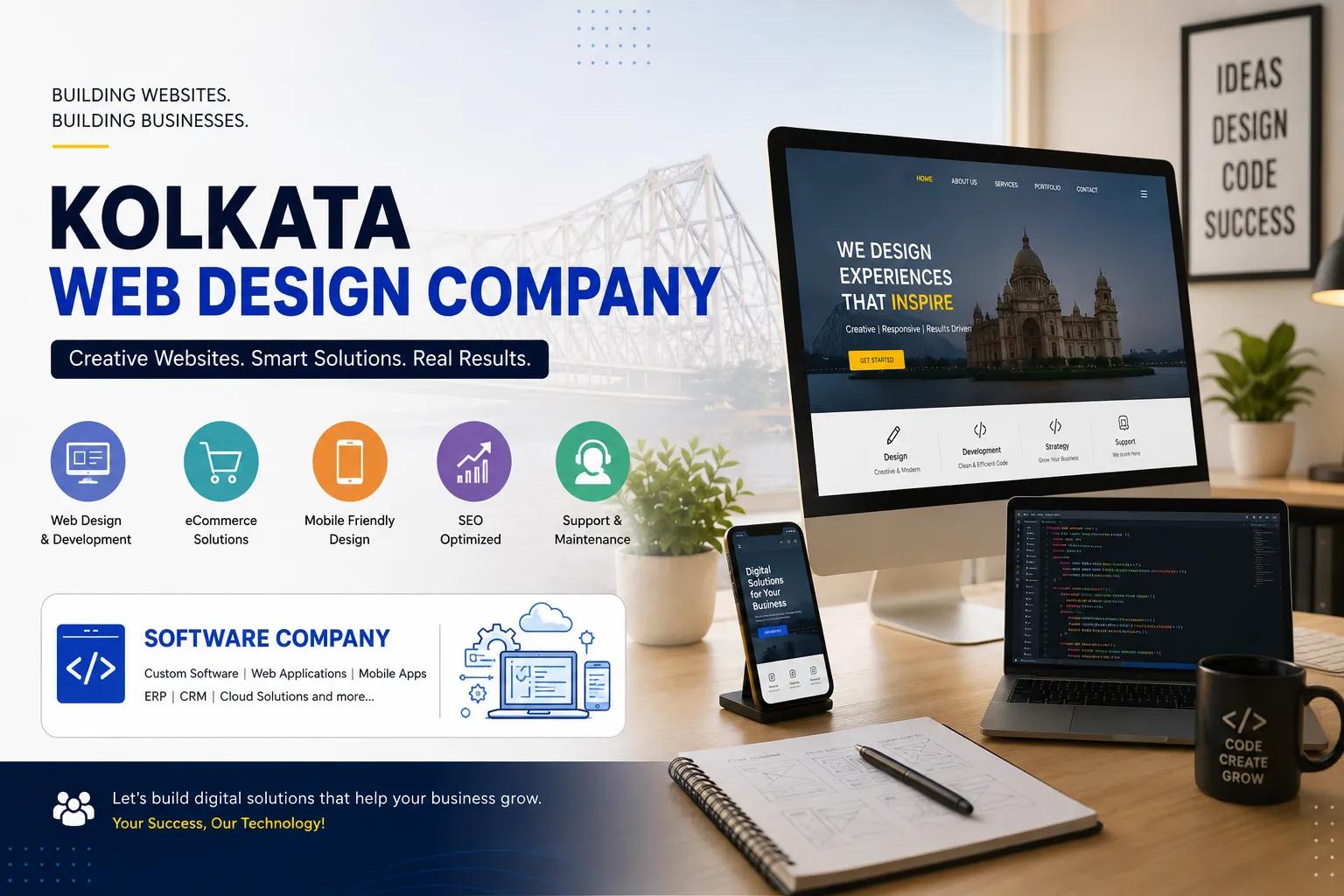 Kolkata Web Design Company: Smart Digital Growth for Modern Businesses cover picture