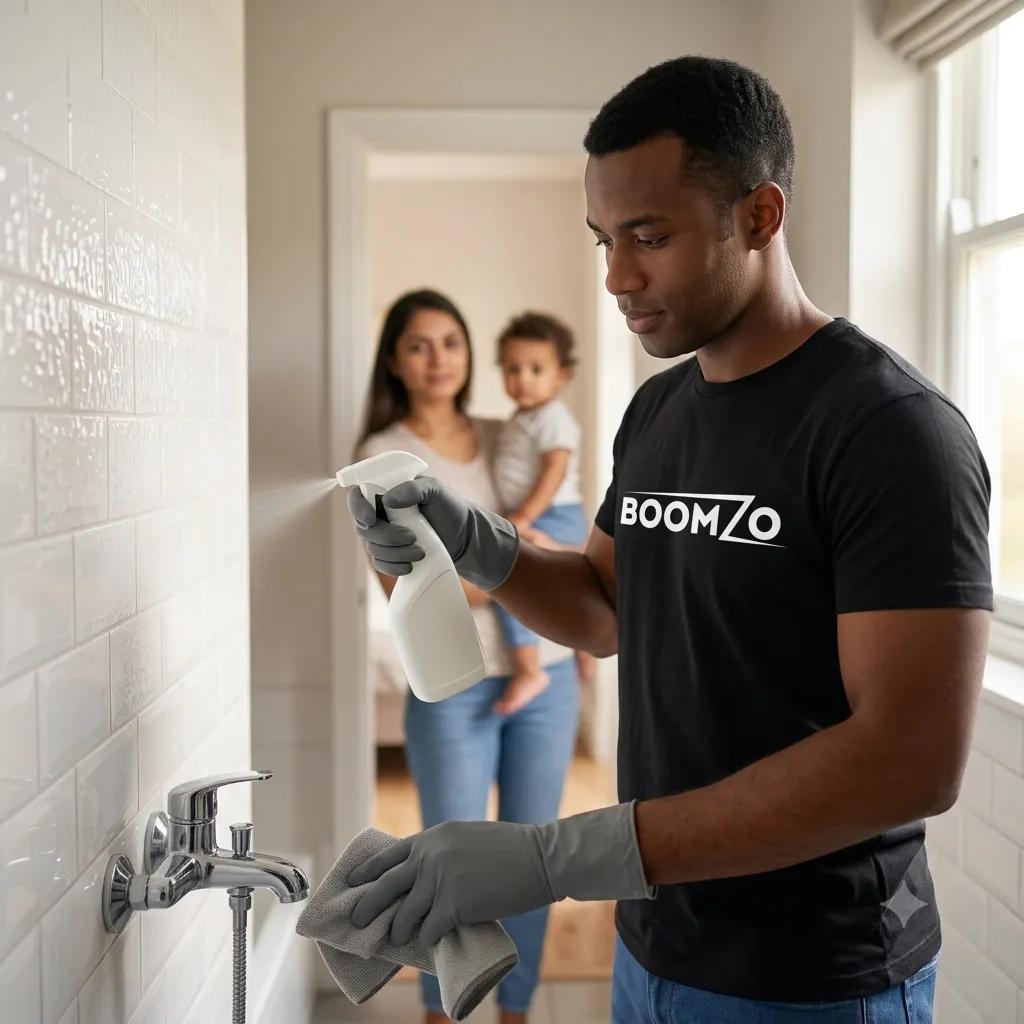 When Neha Decided to Sanitize Her Bathroom After Her Child’s Illness, She Trusted the Best Cleaning Service in Agra for Professional Bathroom Sanitization Service cover picture