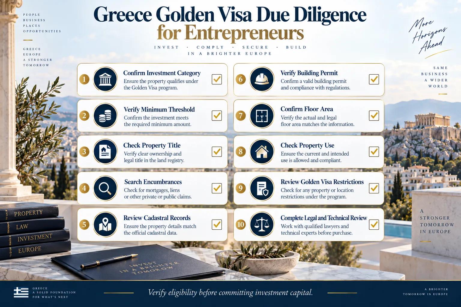 Greece Golden Visa for Entrepreneurs: Re cover picture