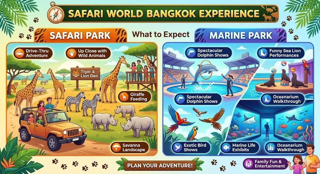 Safari World Bangkok Experience: What to Expect from Safari Park and Marine Park cover picture