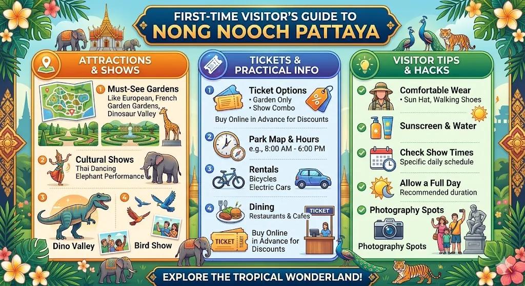 First-Time Visitor's Guide to Nong Nooch Pattaya: Attractions, Tickets & Tips cover picture