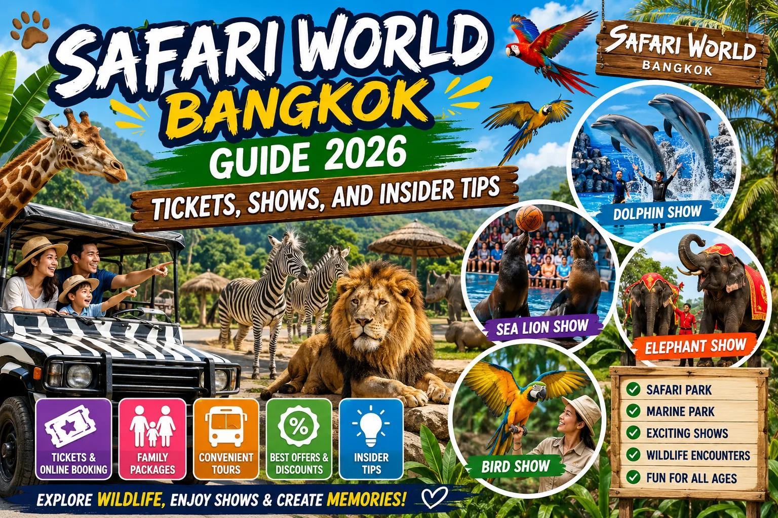 Safari World Bangkok Guide 2026: Tickets, Shows, and Insider Tips
Safari World Bangkok Guide 2026: Tickets, Shows, and Insider Tips cover picture