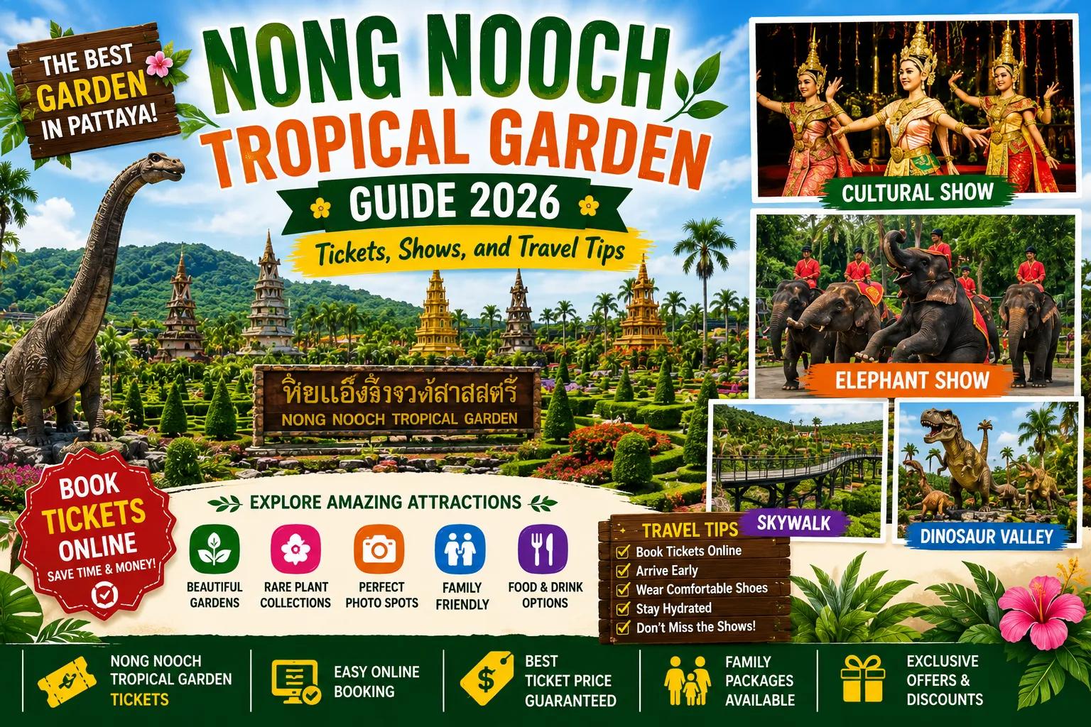 Nong Nooch Tropical Garden Guide 2026: Tickets, Shows, and Travel Tips cover picture