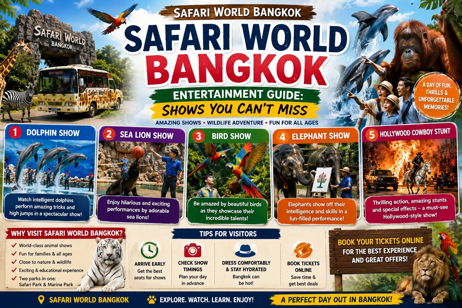 Safari World Bangkok Entertainment Guide: Shows You Can't Miss cover picture